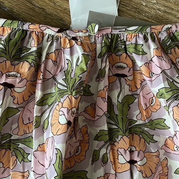 J Crew SMOCKED-WAIST MINI DRESS IN LIBERTY® BUTTERFIELD POPPY FABRIC NWT - Picture 11 of 11